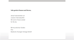 Desktop Screenshot of mybaz.baz-medien.de
